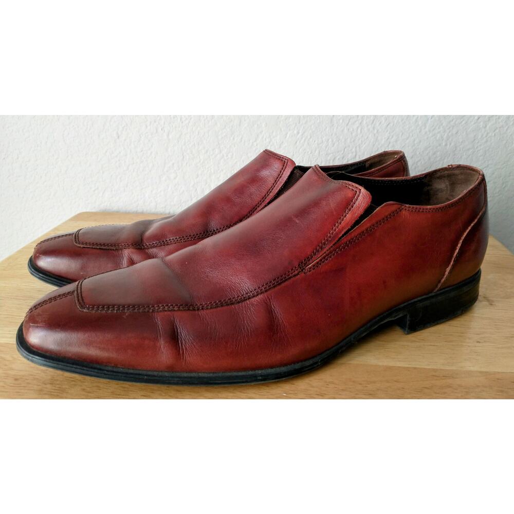 COLE HAAN Air Jefferson 2 Gore II Brown Leather Loafers 10.5 Slip On Work - Picture 8 of 8